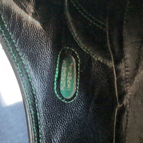 Florsheim Black Leather Brogue Oxfords - Picture 2 of 7